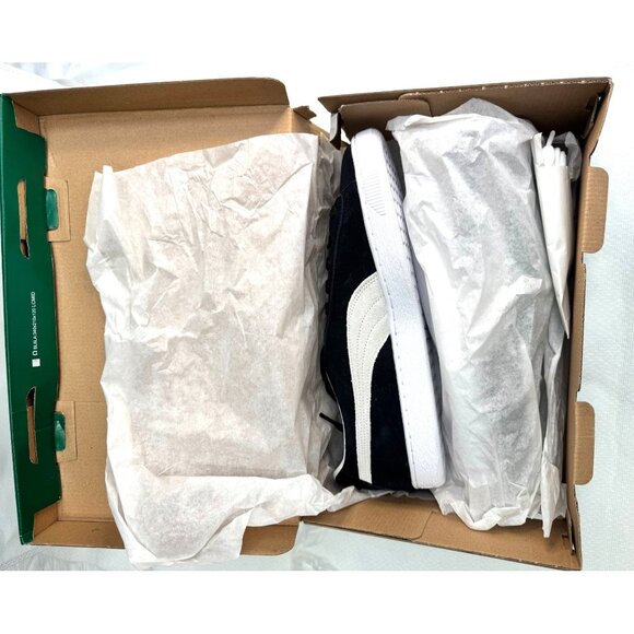 Puma Suede Classic Sneakers Black/White Size 12 US Mens - Picture 2 of 9